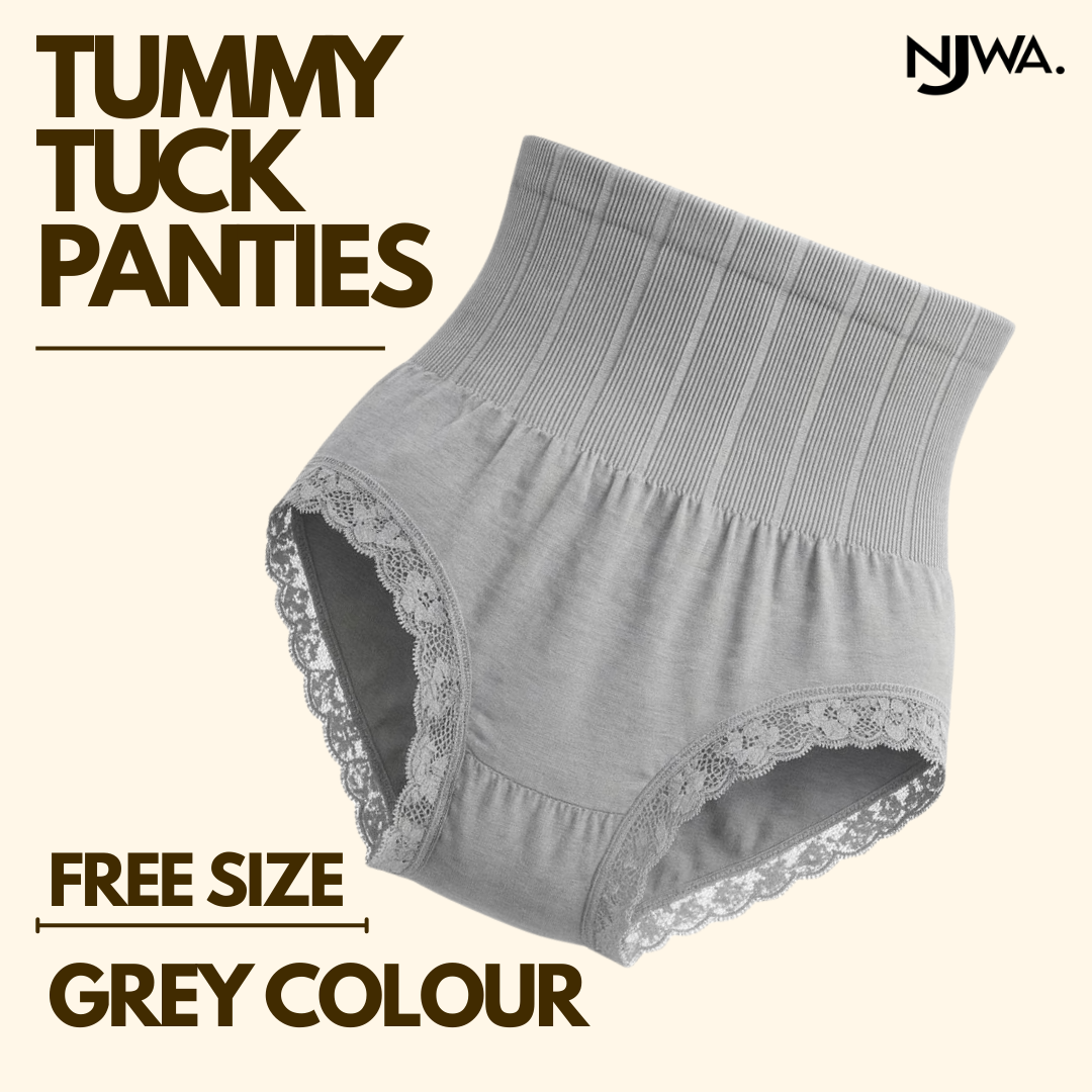 NJWA Tummy Tuck Panties Hight Waist Cover Tummy