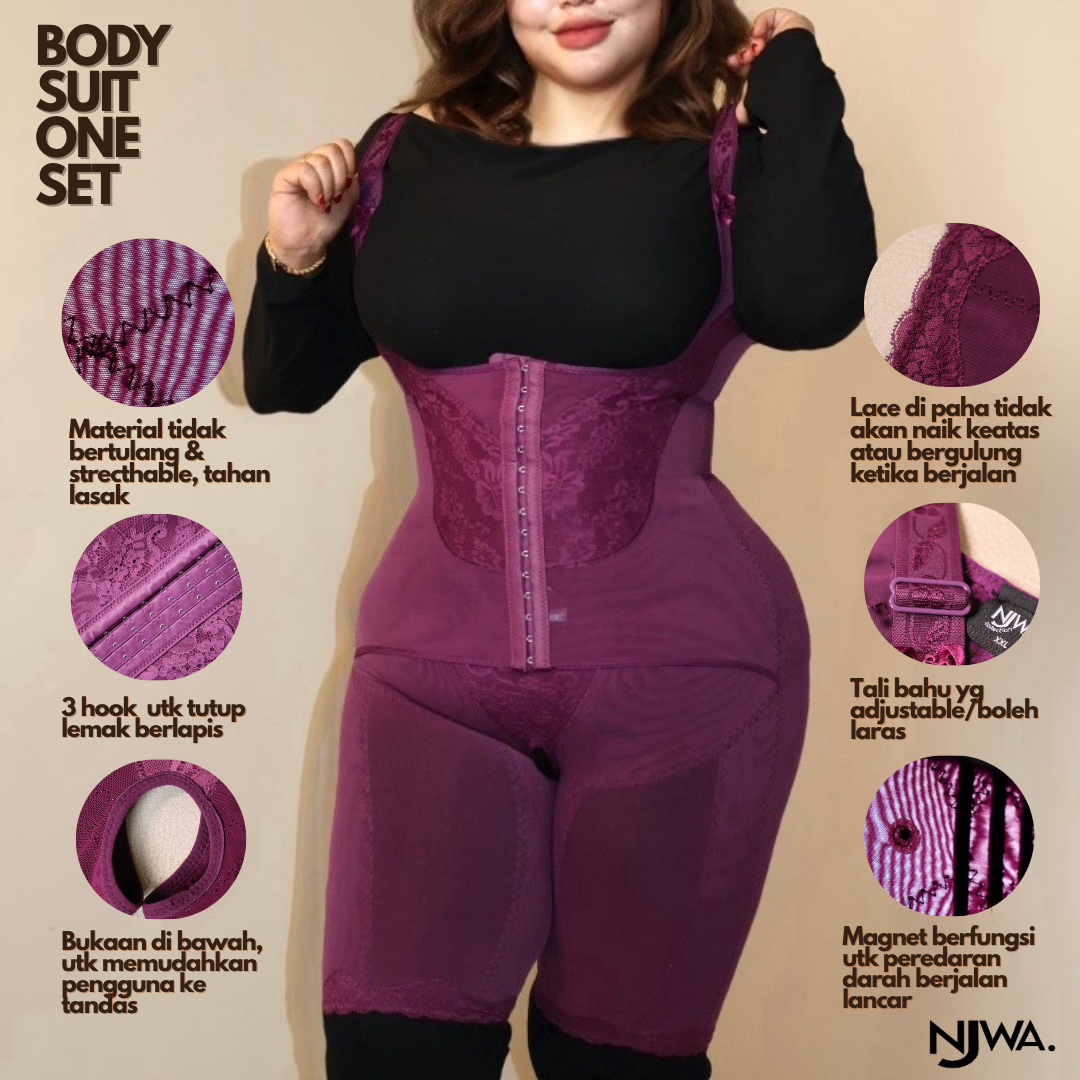 NJWA Shaped Wear Bodysuit One Set