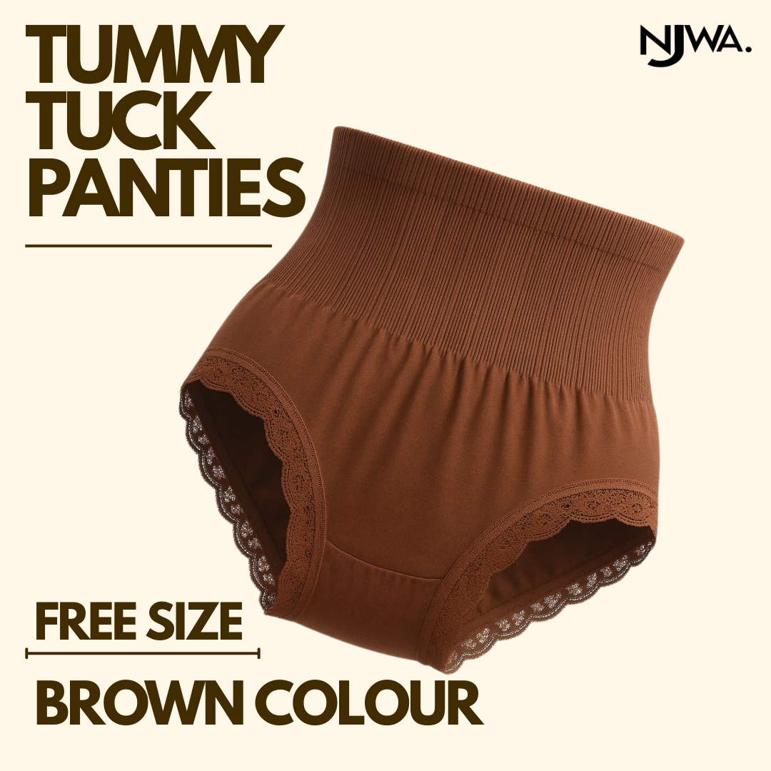NJWA Tummy Tuck Panties Hight Waist Cover Tummy